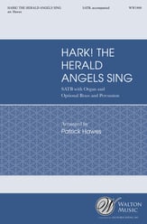 Hark! The Herald Angels Sing SATB choral sheet music cover